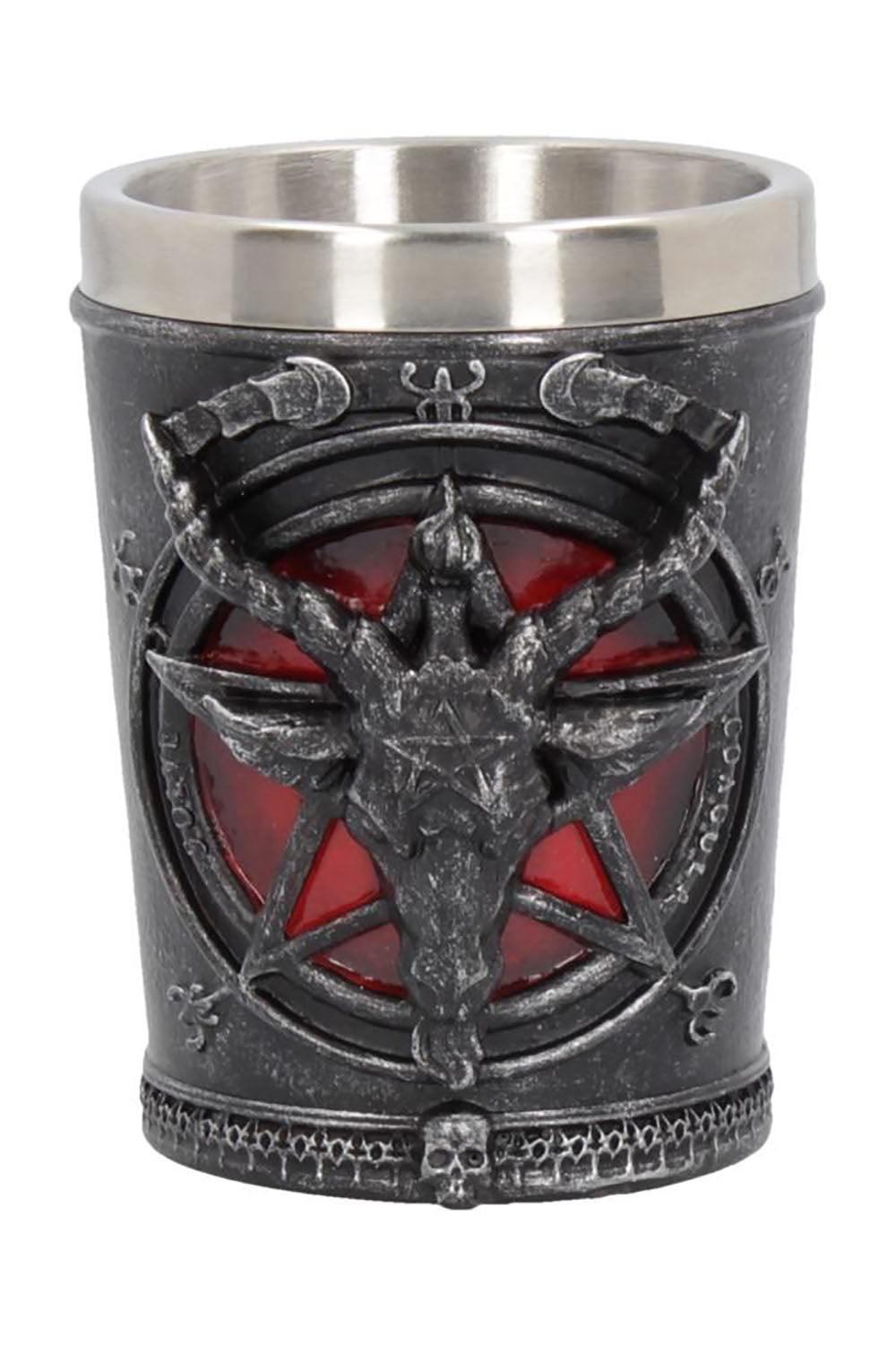 Baphomet Shot Glass - housewares - VampireFreaks - Nemesis Now