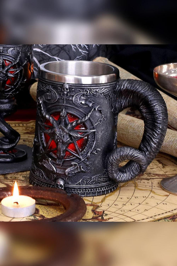 Baphomet Tankard - housewares - VampireFreaks - Nemesis Now