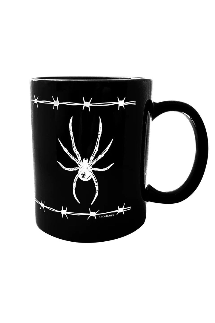 Barbed Wire Spider Mug - housewares - VampireFreaks - Sourpuss