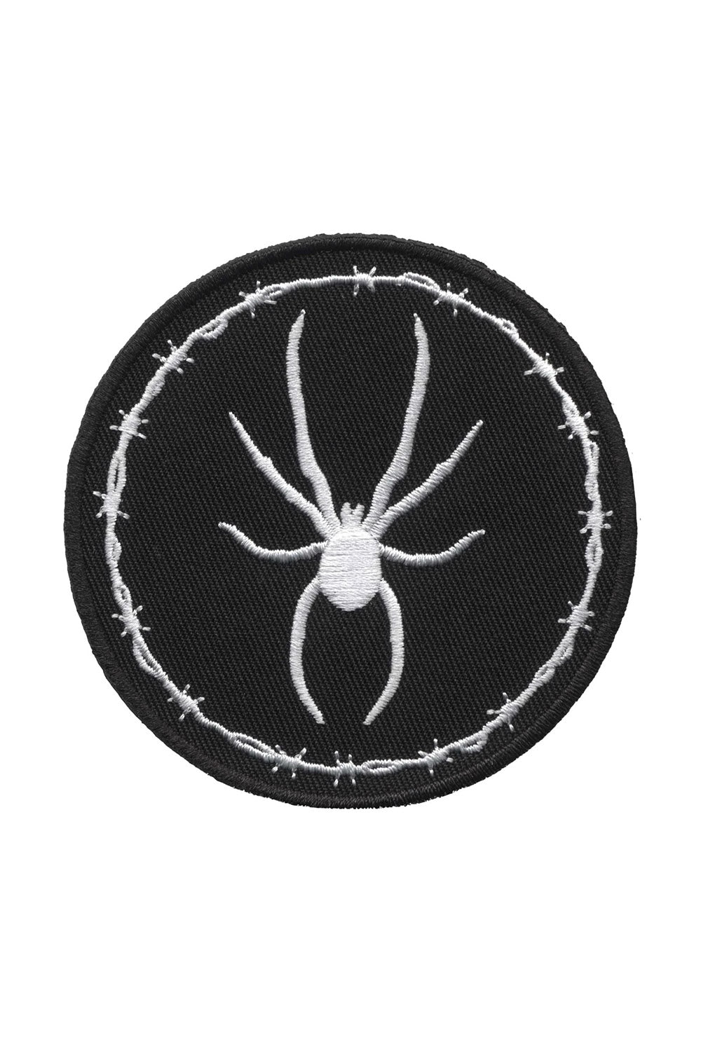 Barbed Wire Spider Patch [BLACK] - pins & patches - VampireFreaks - Sourpuss