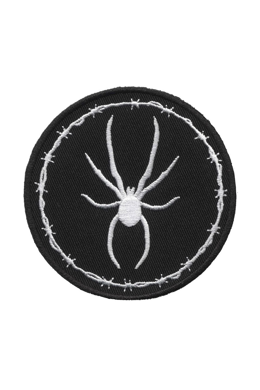 Barbed Wire Spider Patch [BLACK] - pins & patches - VampireFreaks - Sourpuss