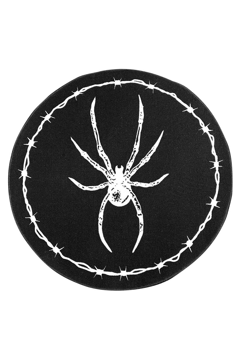 Barbed Wire Spider Rug - housewares - VampireFreaks - Sourpuss