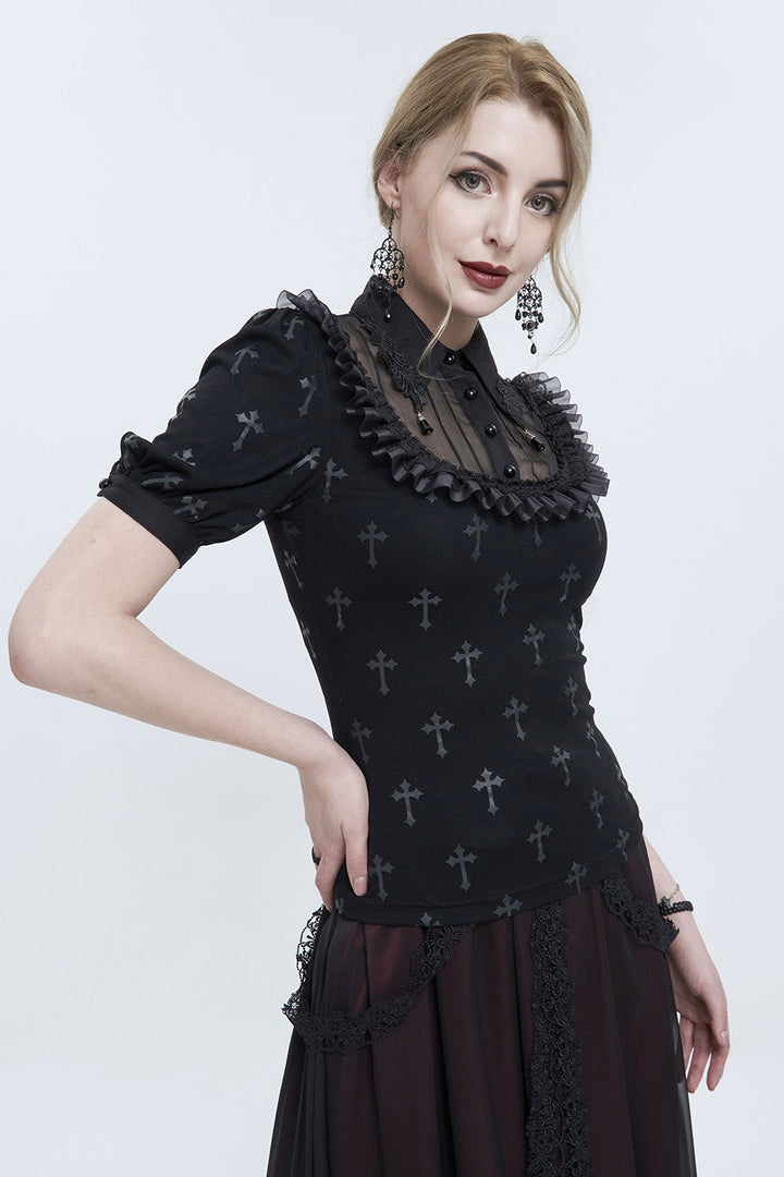womens victorian gothic top