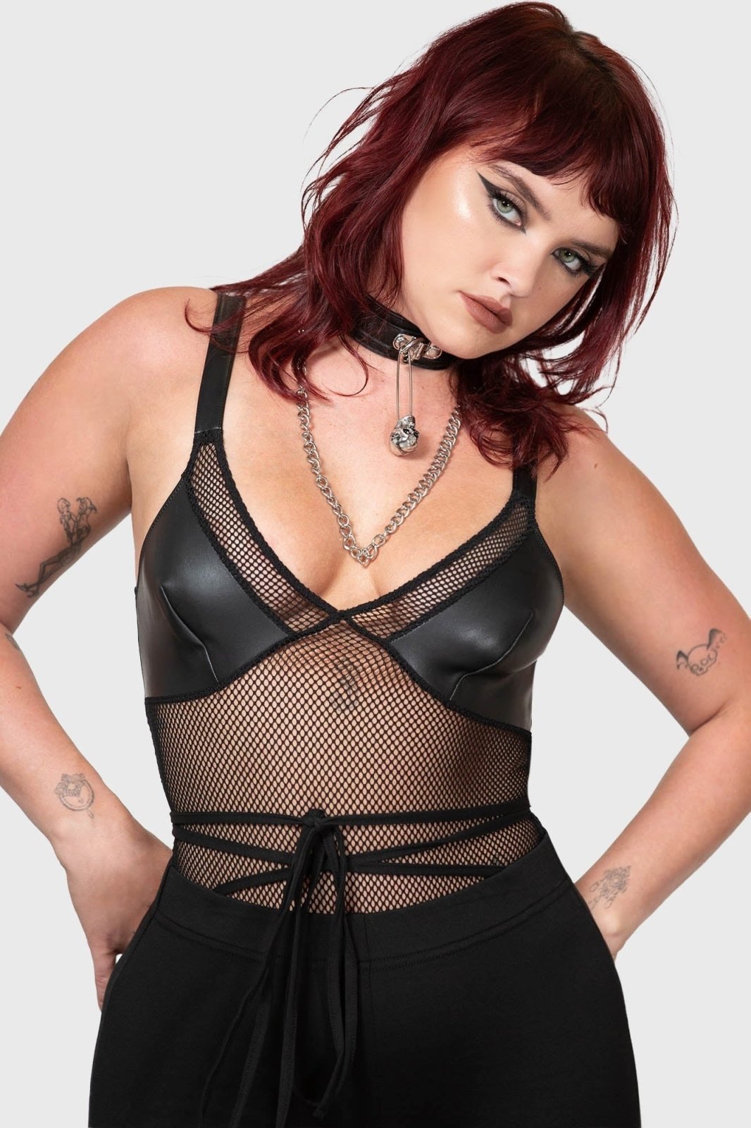 Bass Bodysuit - womens tops - VampireFreaks - Killstar