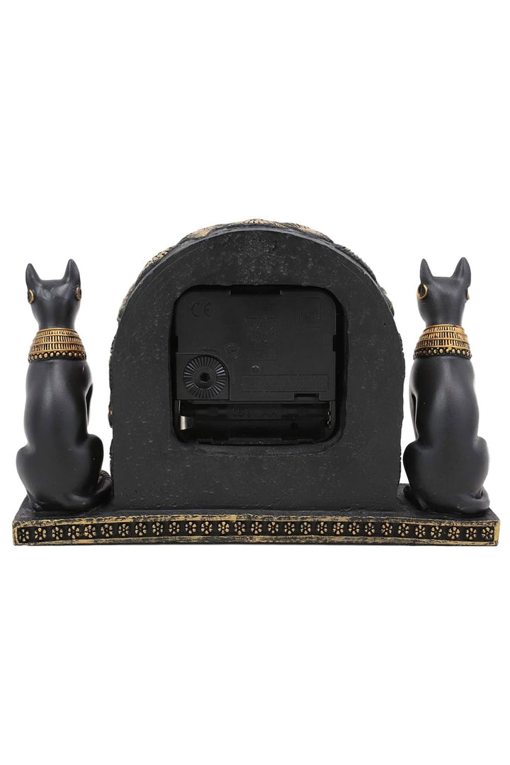 occult black cat clock