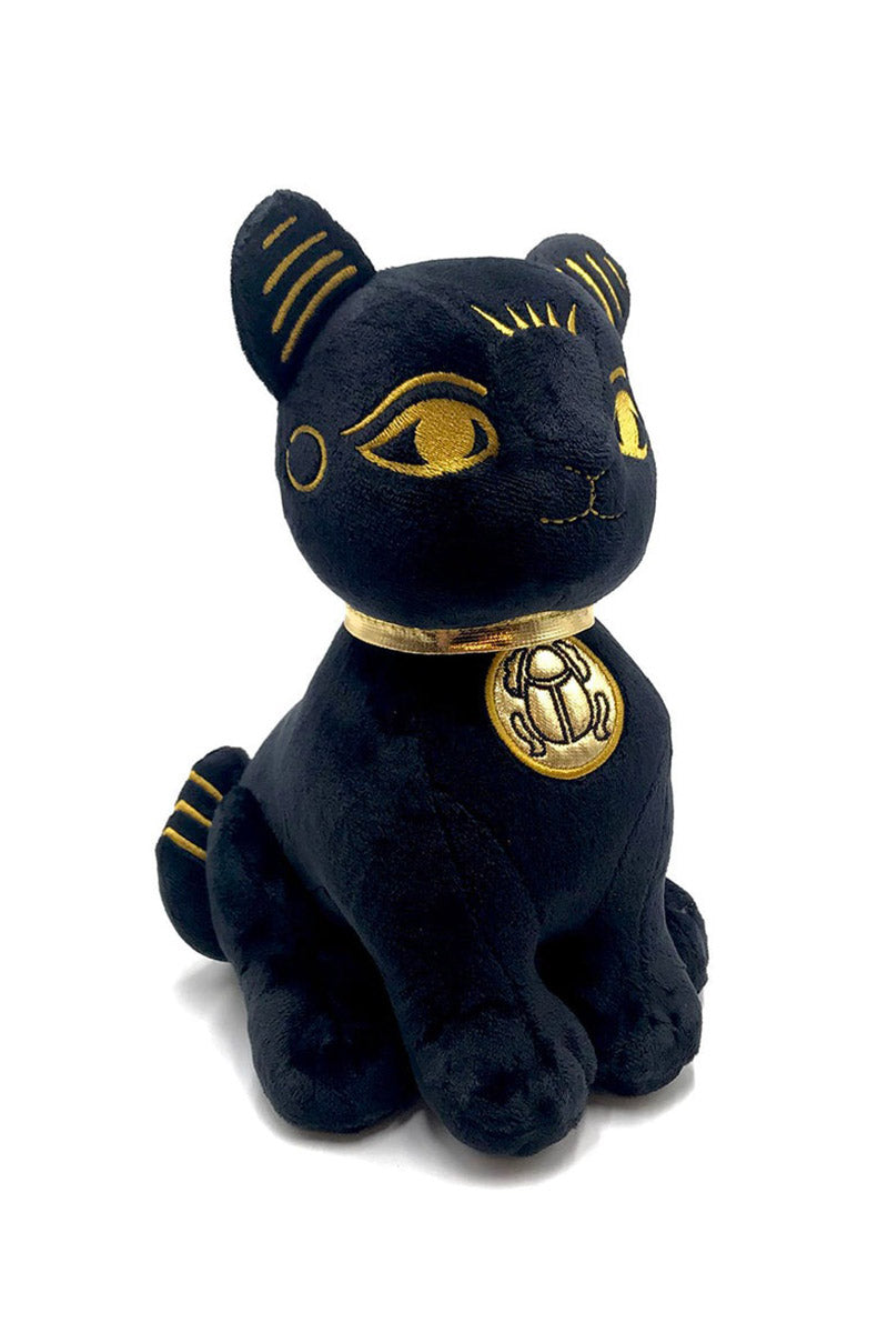 gothic cat plushie