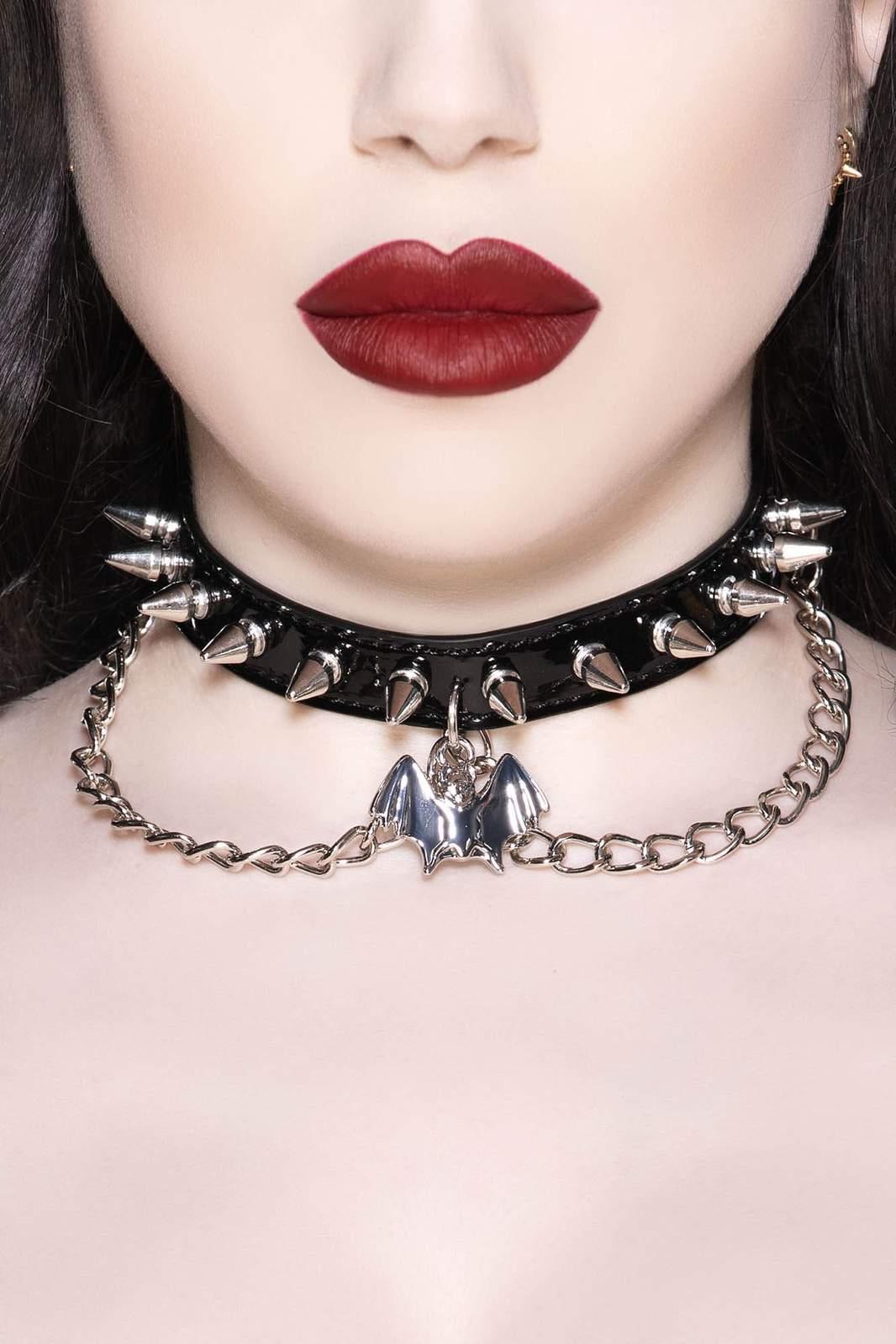 Bat Babe Choker - chokers - VampireFreaks - Killstar