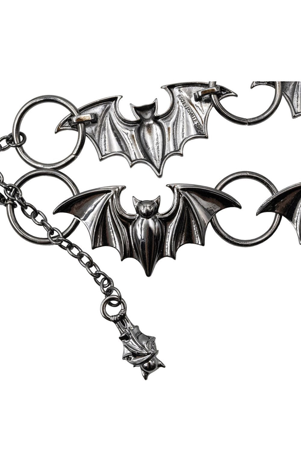 chain gothic bat belt