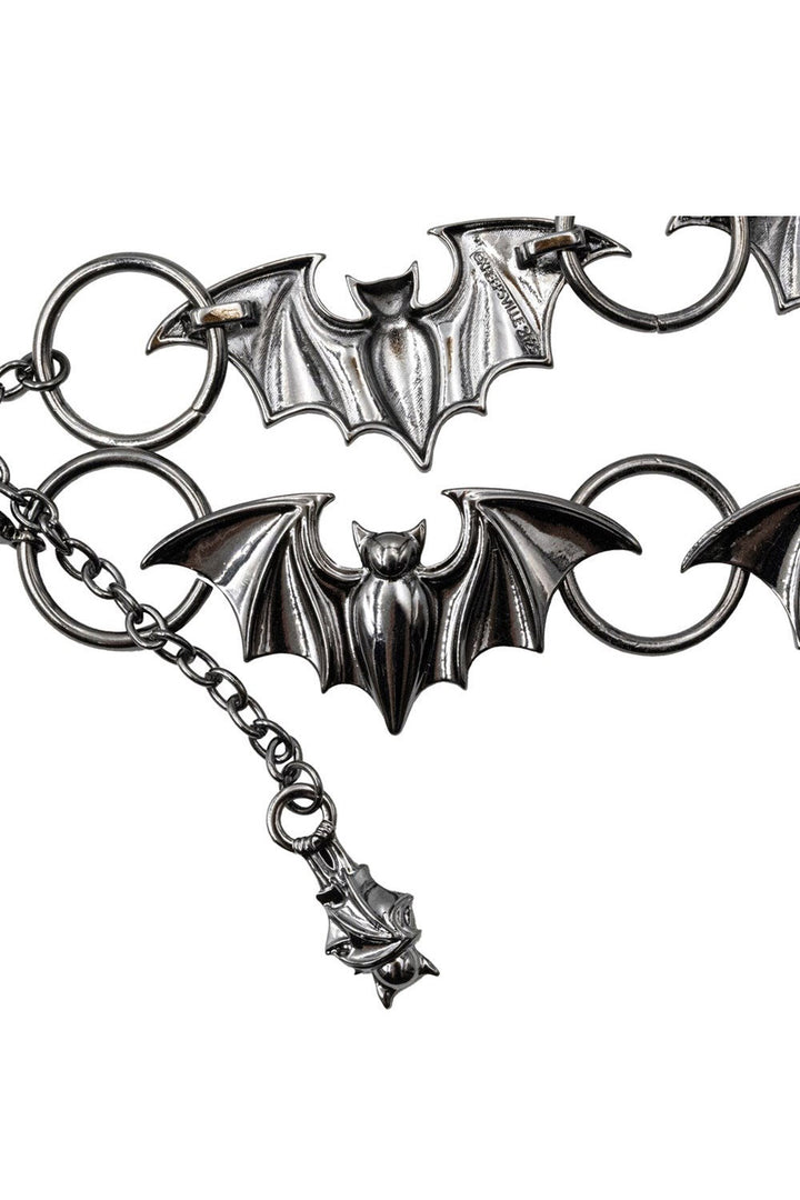 chain gothic bat belt