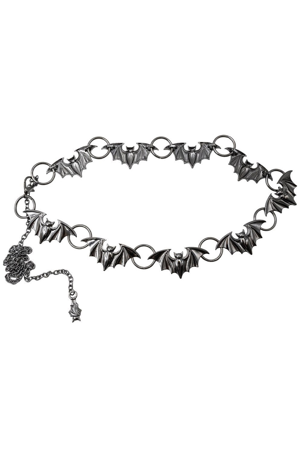 rockabilly metal gothic bat belt