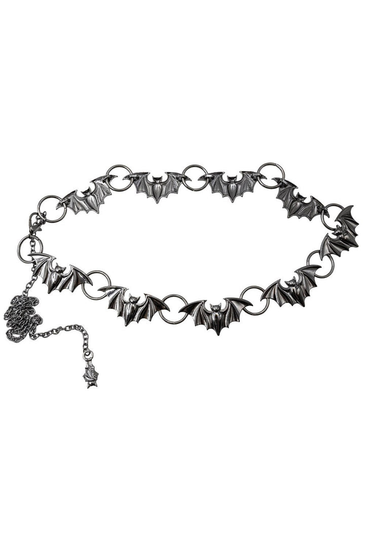 rockabilly metal gothic bat belt