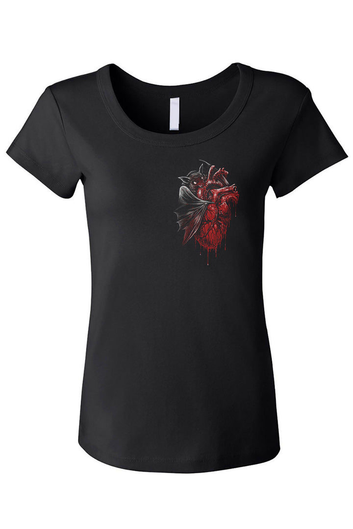 womens short sleeve bat shirt