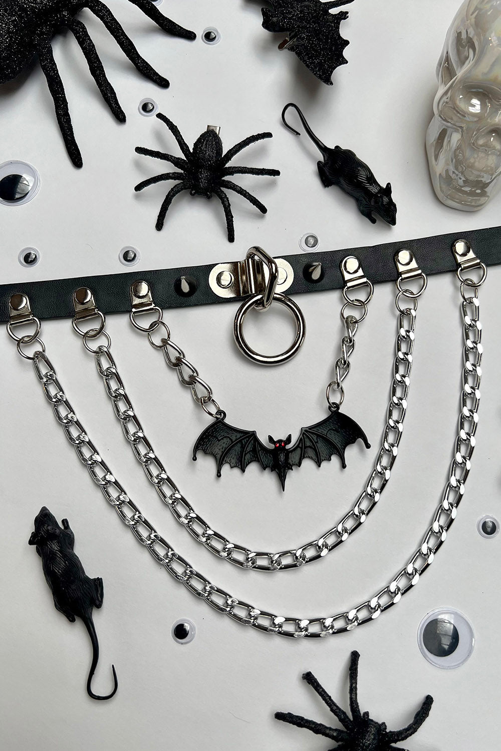 Bat Bites Stacked Choker - chokers - VampireFreaks - VampireFreaks