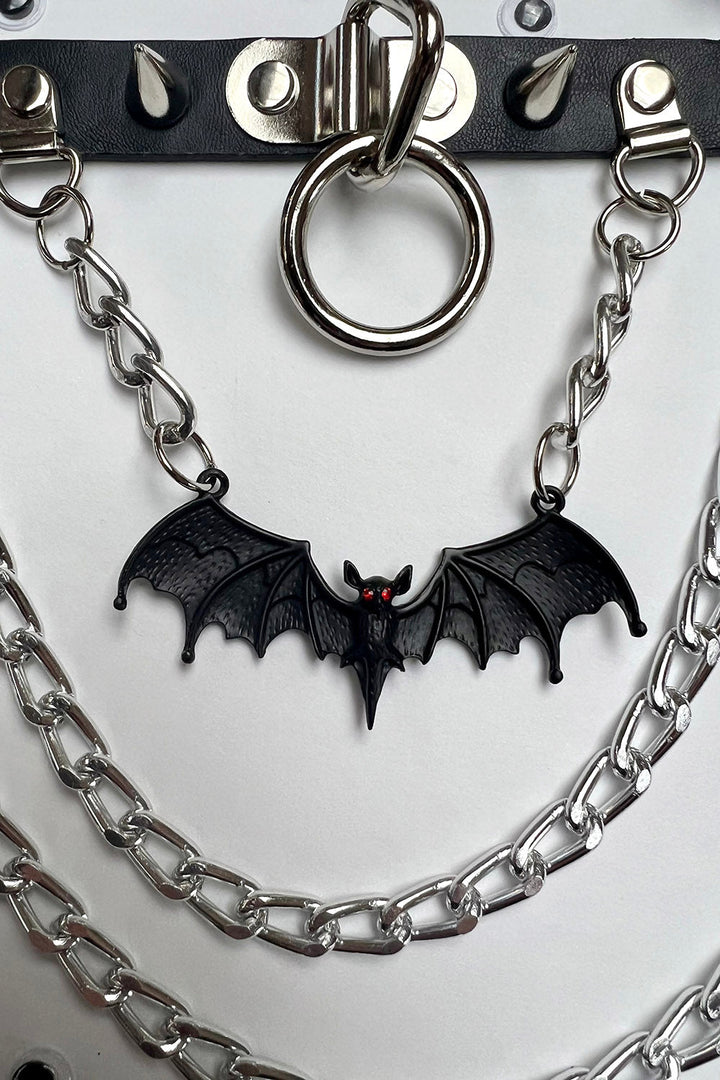 Bat Bites Stacked Choker - chokers - VampireFreaks - VampireFreaks