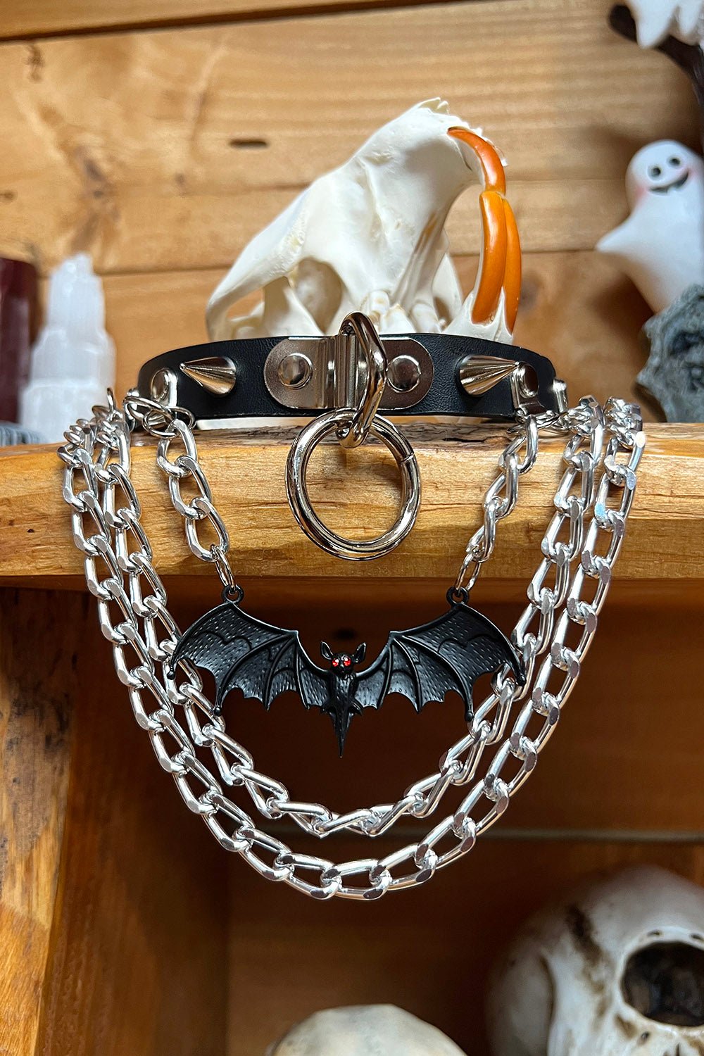 Bat Bites Stacked Choker - chokers - VampireFreaks - VampireFreaks