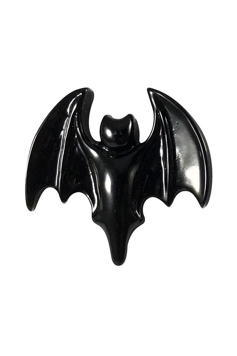 Bat Black Stud Earrings