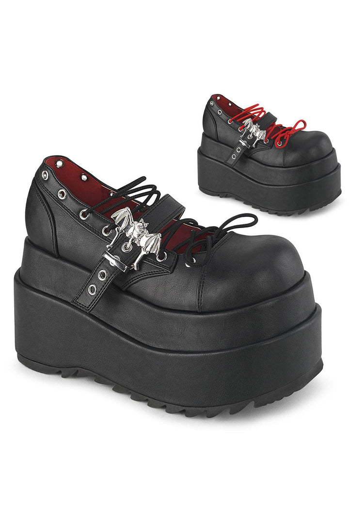 Bat Blood Platform Mary Janes [BEAR - 23] - womens shoes - VampireFreaks - Demonia