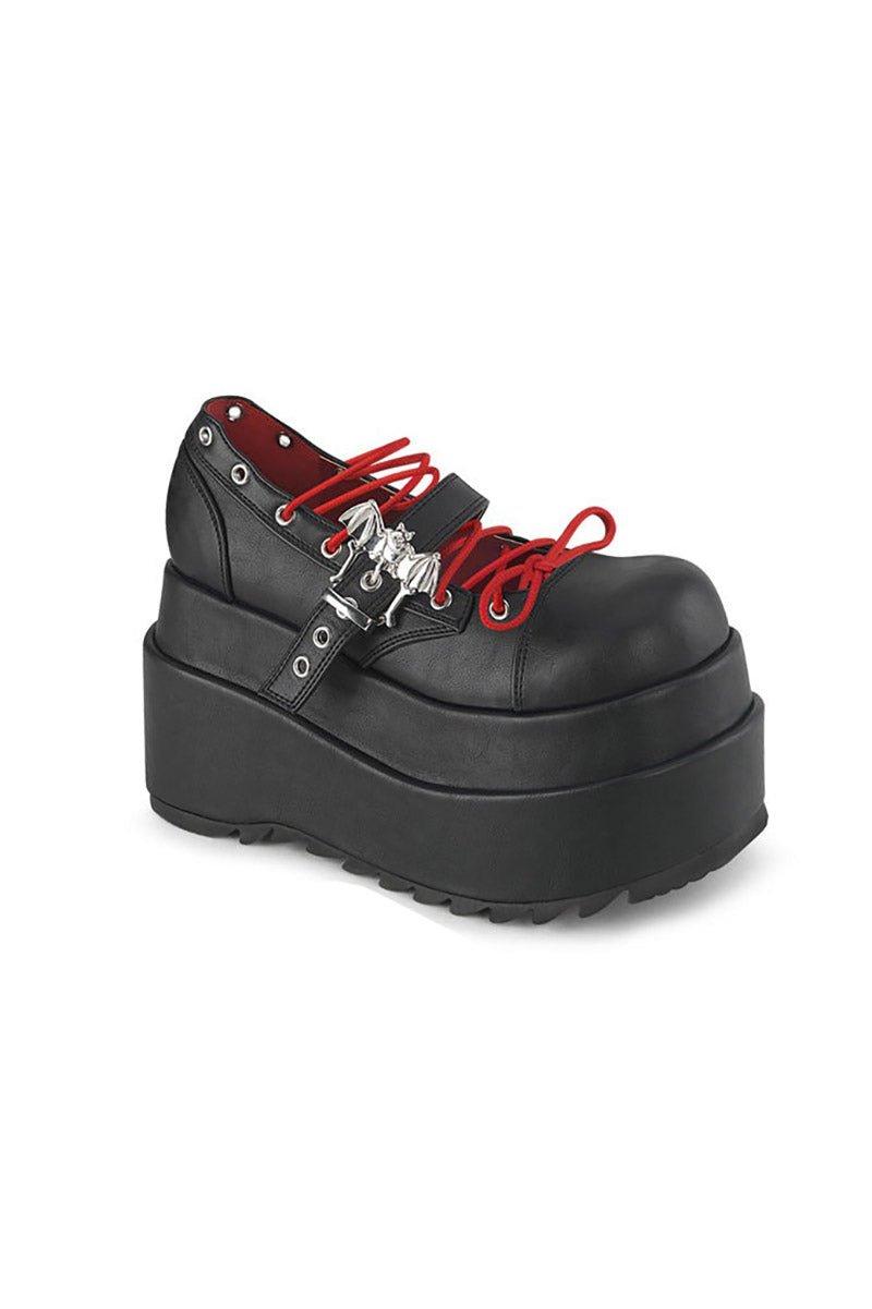 Bat Blood Platform Mary Janes [BEAR - 23] - womens shoes - VampireFreaks - Demonia