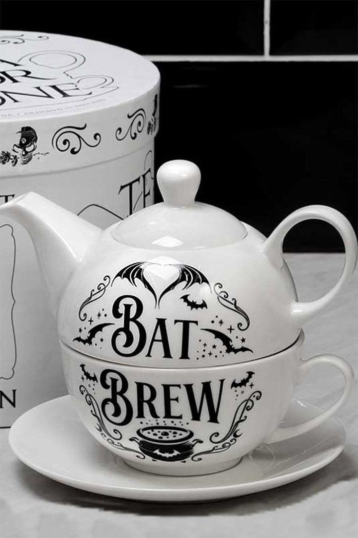 Bat Brew Tea For One Set - housewares - VampireFreaks - Alchemy