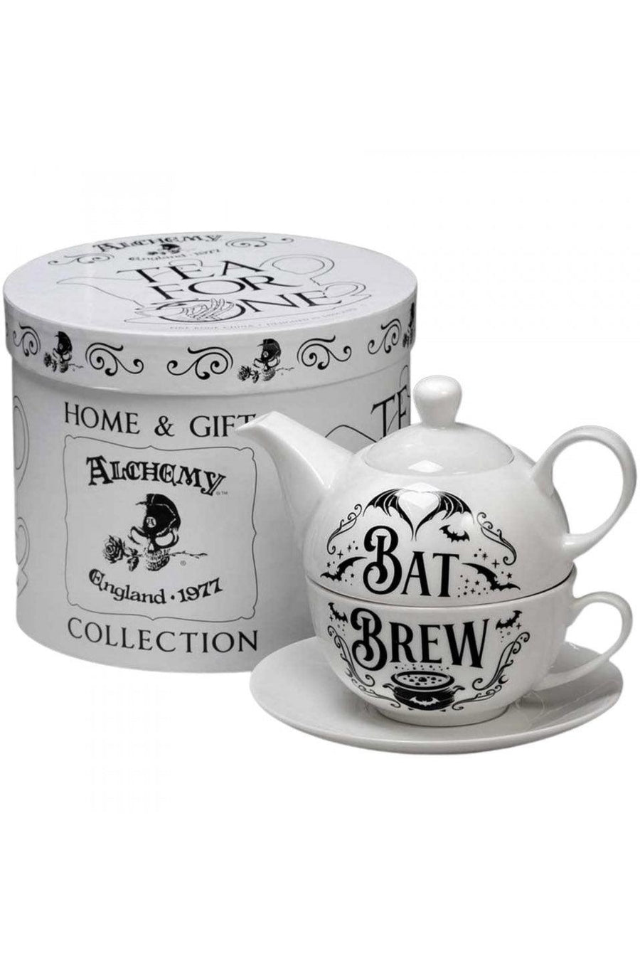 Bat Brew Tea For One Set - housewares - VampireFreaks - Alchemy