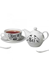 Bat Brew Tea For One Set - housewares - VampireFreaks - Alchemy