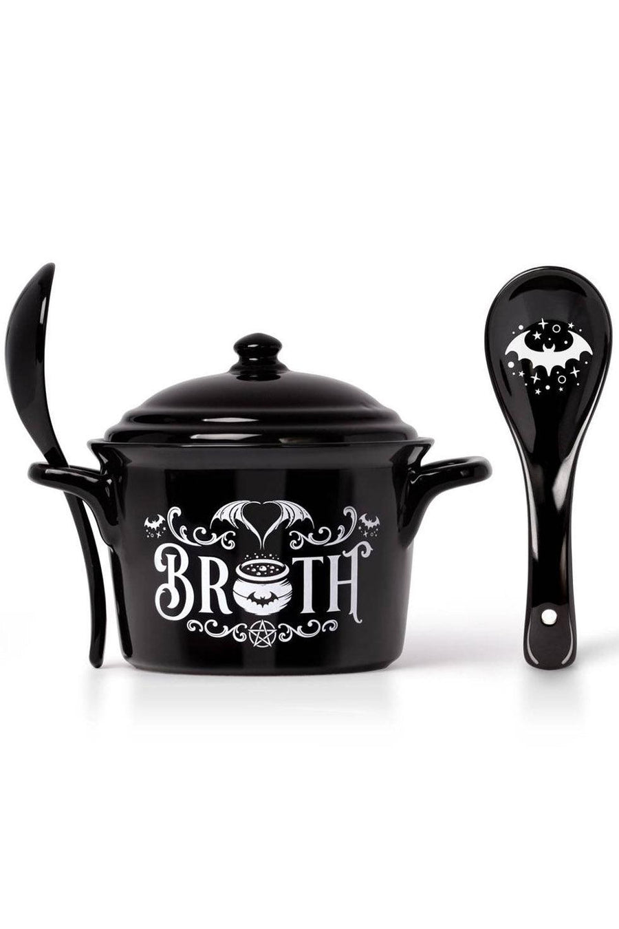 Bat Broth Bowl & Spoon Set - housewares - VampireFreaks - Alchemy