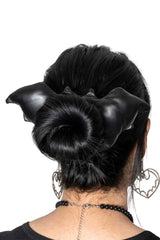 black bat bun topper from kreepsville