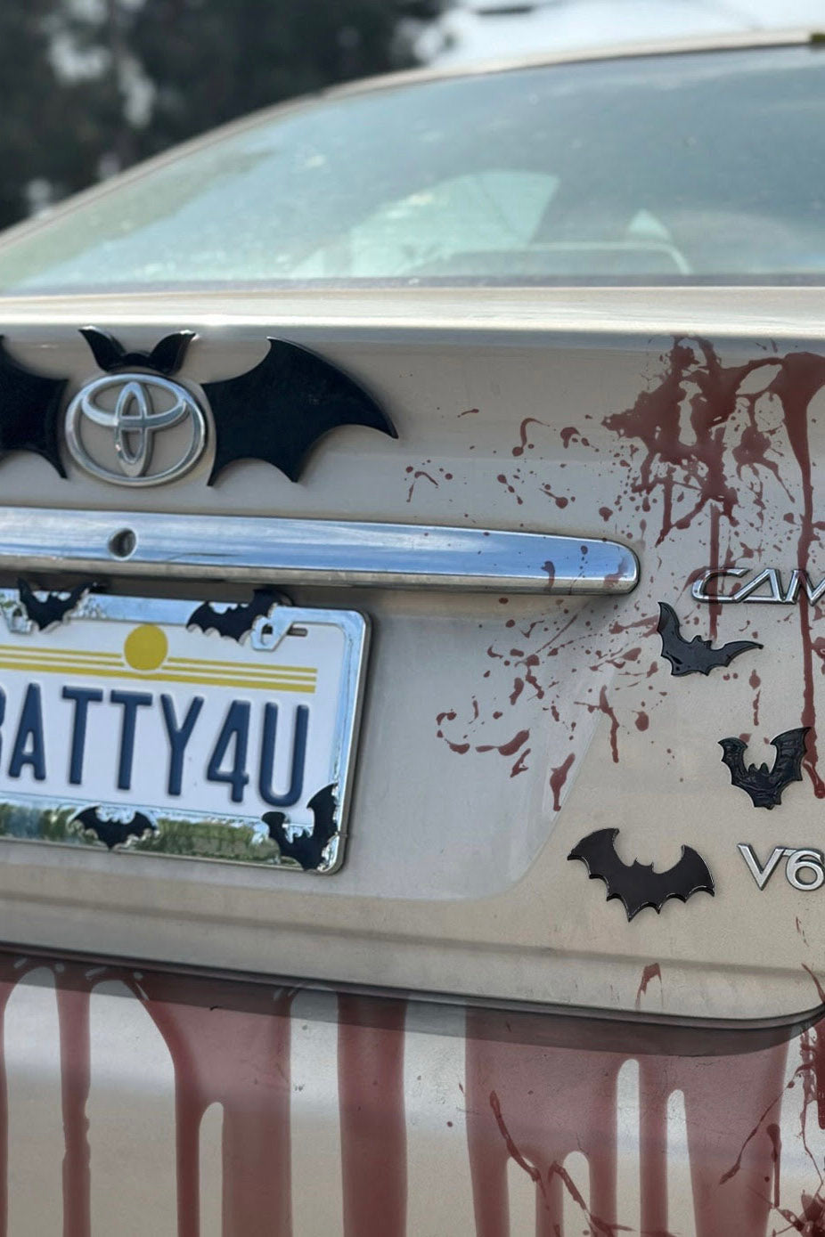 bat decor for car