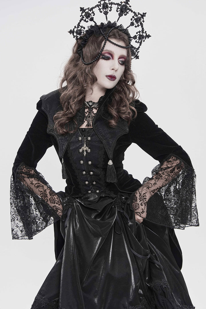 black vampire goth jacket