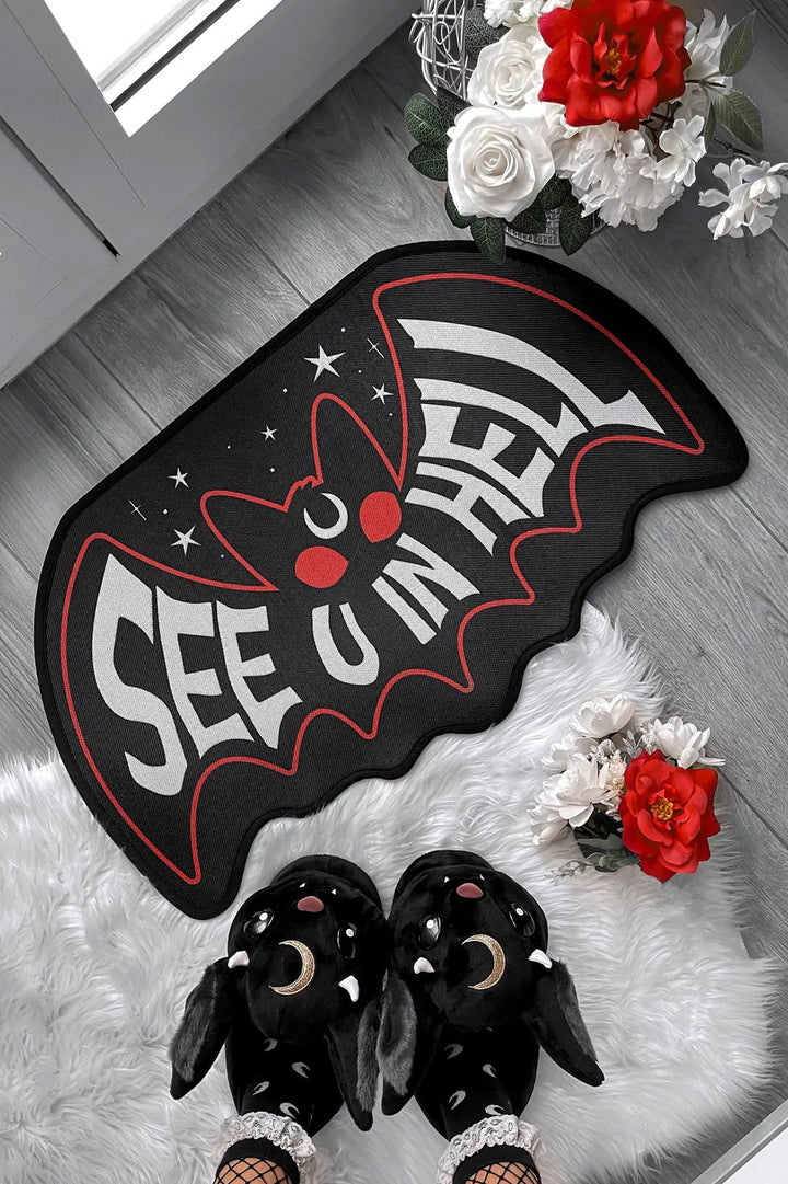 Bat Doormat - housewares - VampireFreaks - Killstar