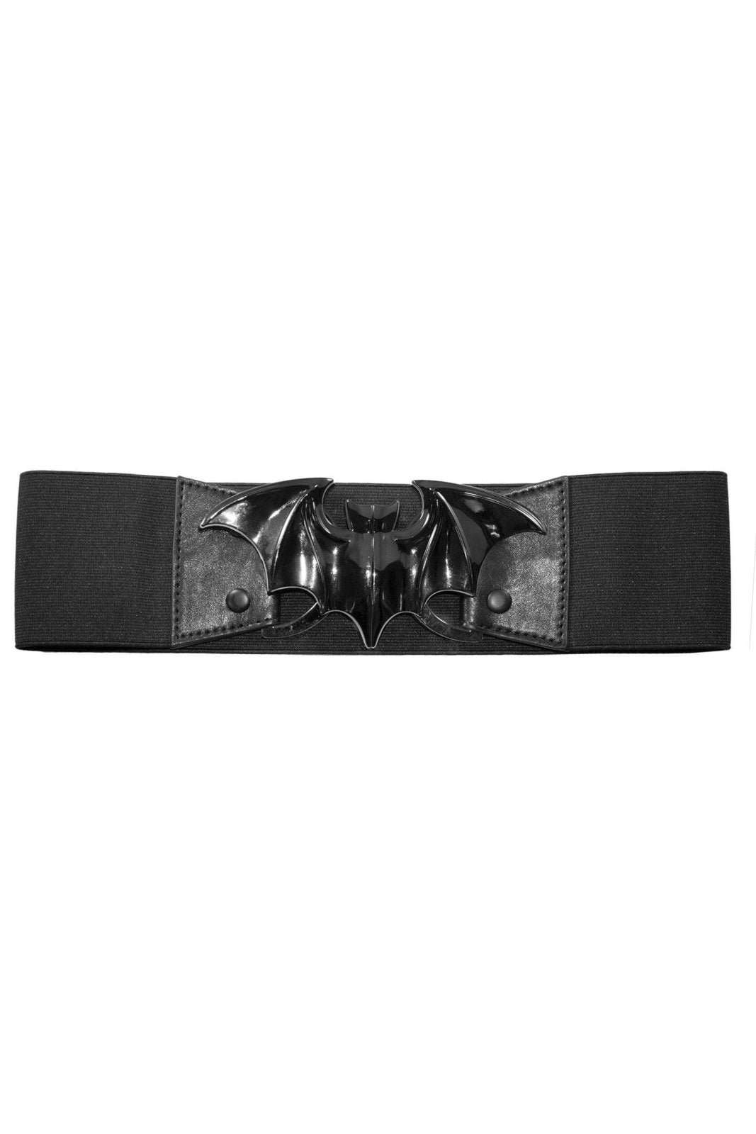 Bat Elastic Waist Belt [BLACK] - belts - VampireFreaks - Kreepsville