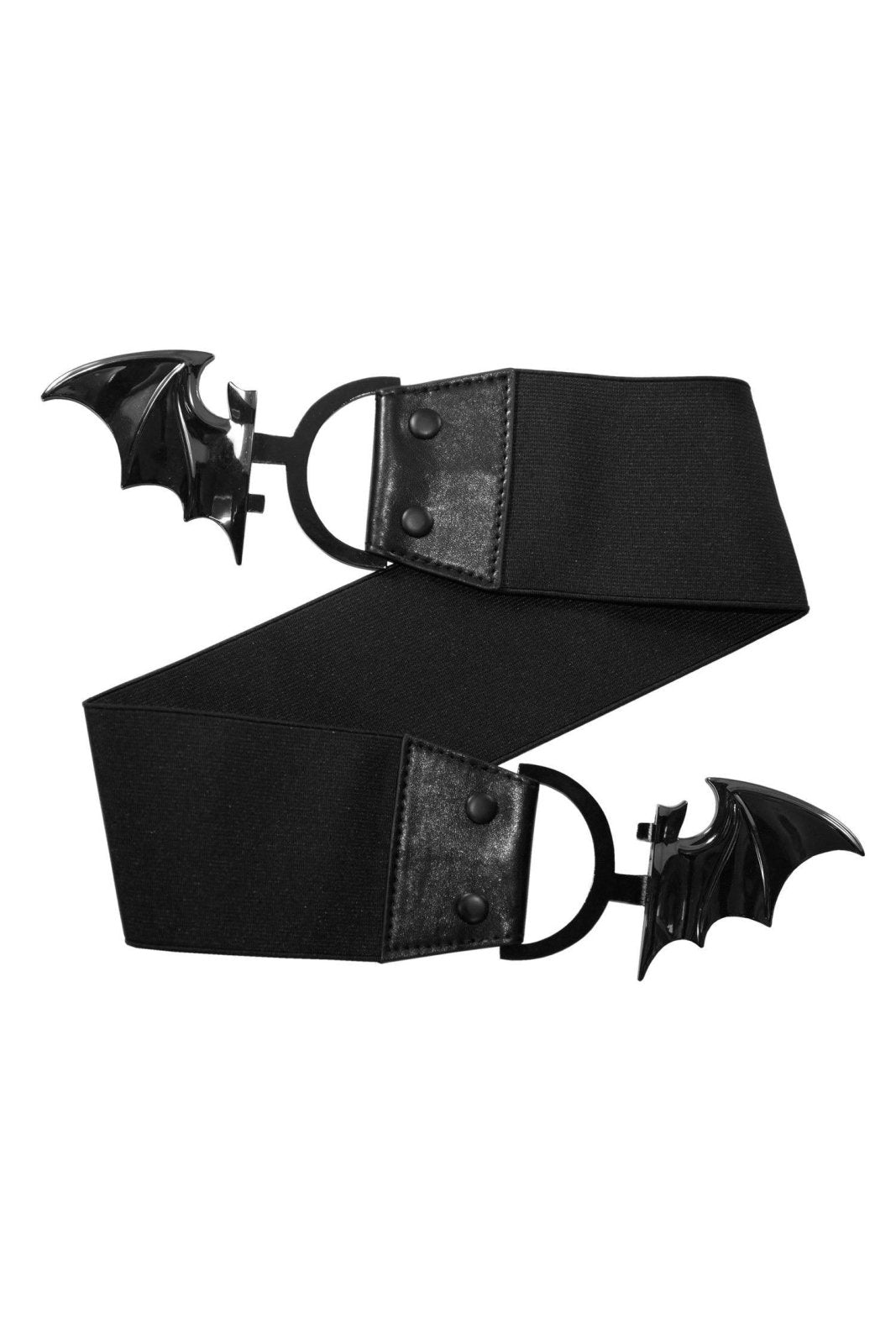 Bat Elastic Waist Belt [BLACK] - belts - VampireFreaks - Kreepsville