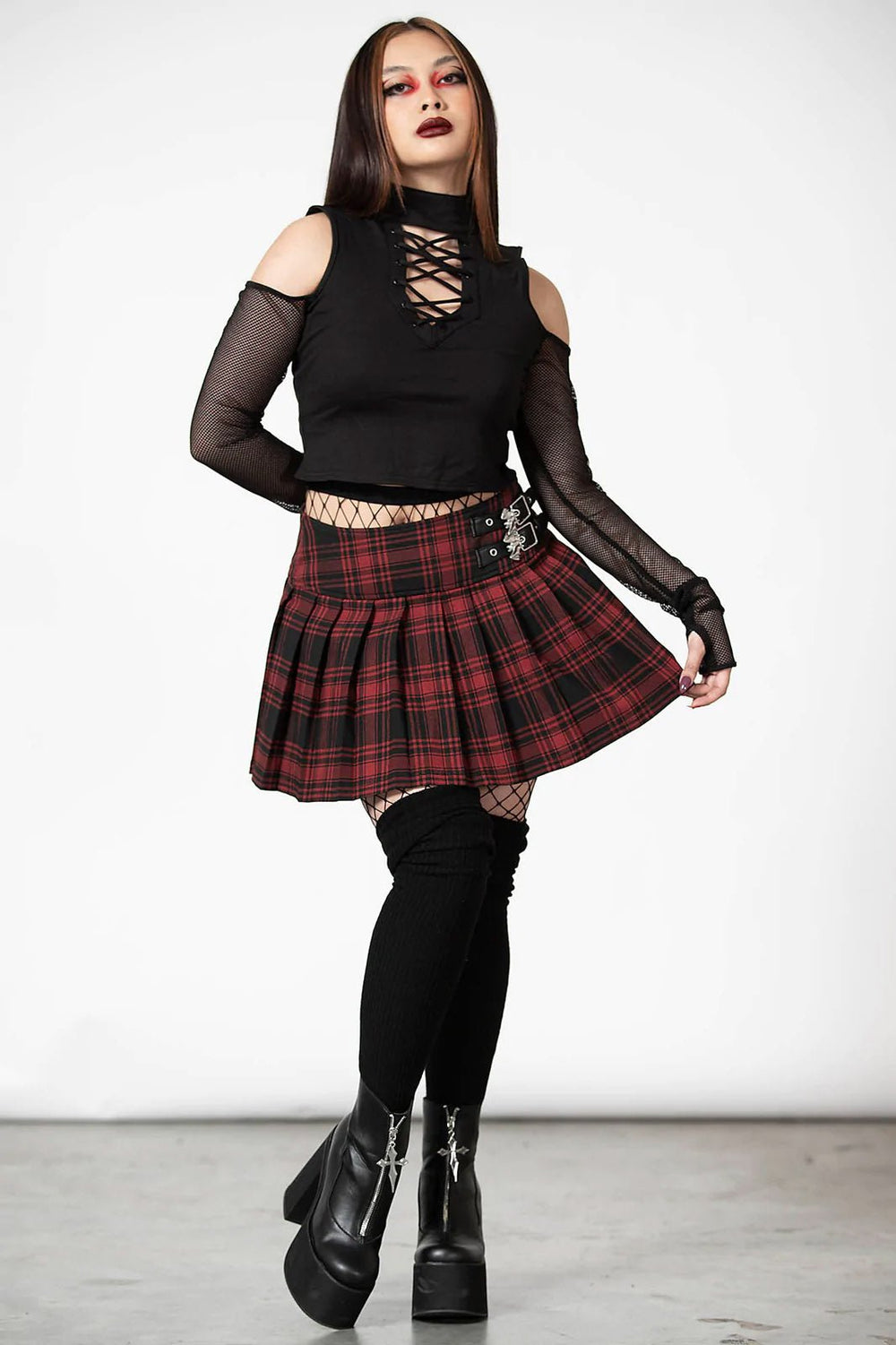 Bat Girl Skirt [TARTAN] - skirts - VampireFreaks - Killstar