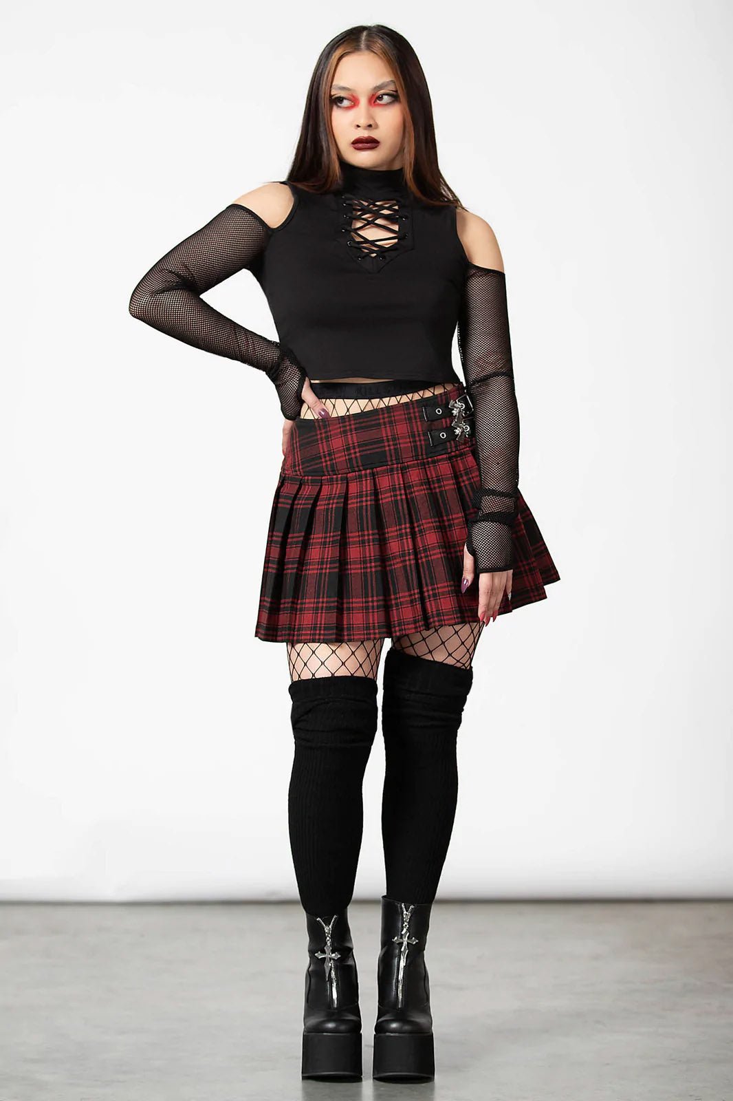 Bat Girl Skirt [TARTAN] - skirts - VampireFreaks - Killstar