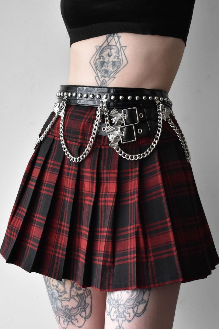 Bat Girl Skirt [TARTAN] - skirts - VampireFreaks - Killstar