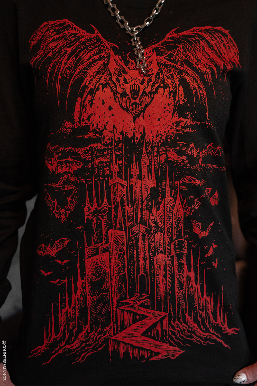 Vampire Castle T-shirt [BLOOD RED]