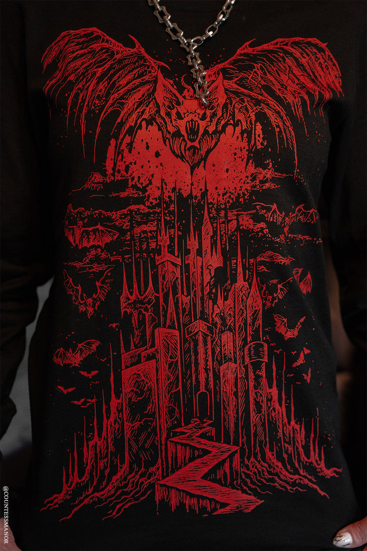 Vampire Castle T-shirt [BLOOD RED]