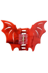 Bat Hair Claw Clip [RED] - hats & scarves & headwear - VampireFreaks - Kreepsville