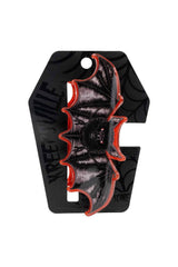 gothic vampire bat hair claw clip