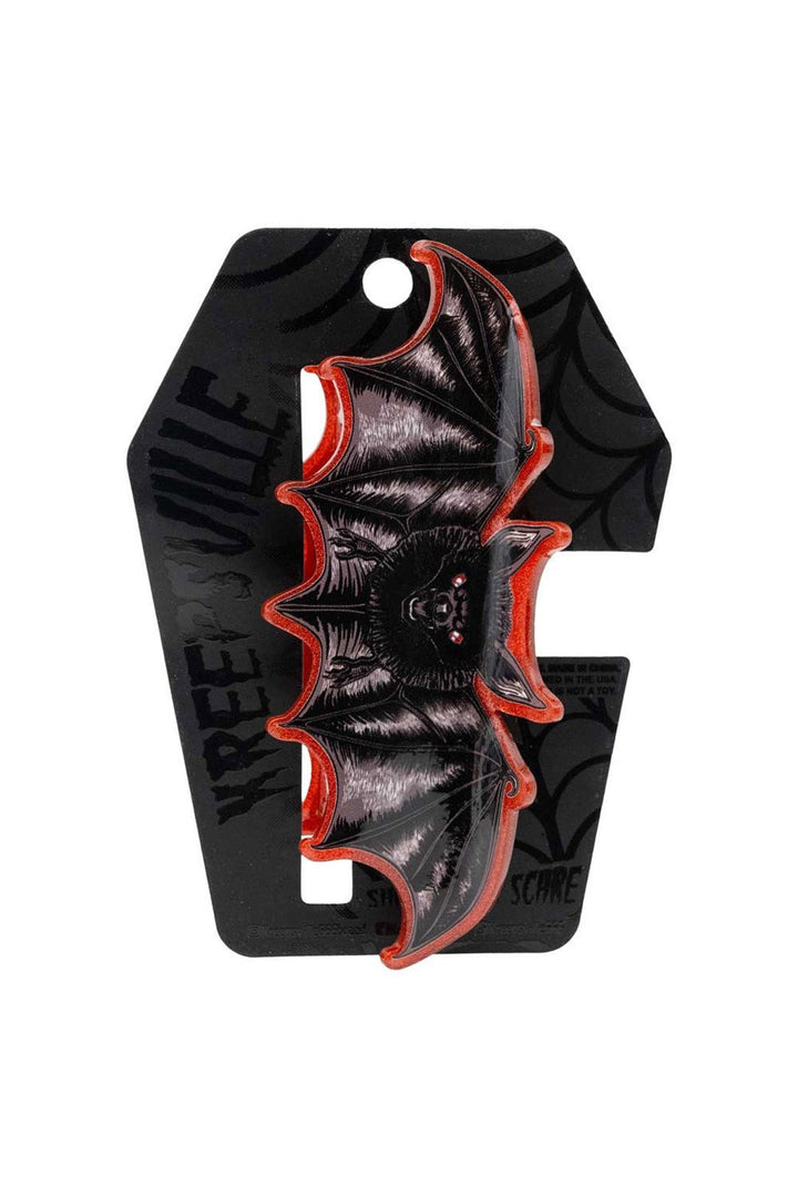 gothic vampire bat hair claw clip