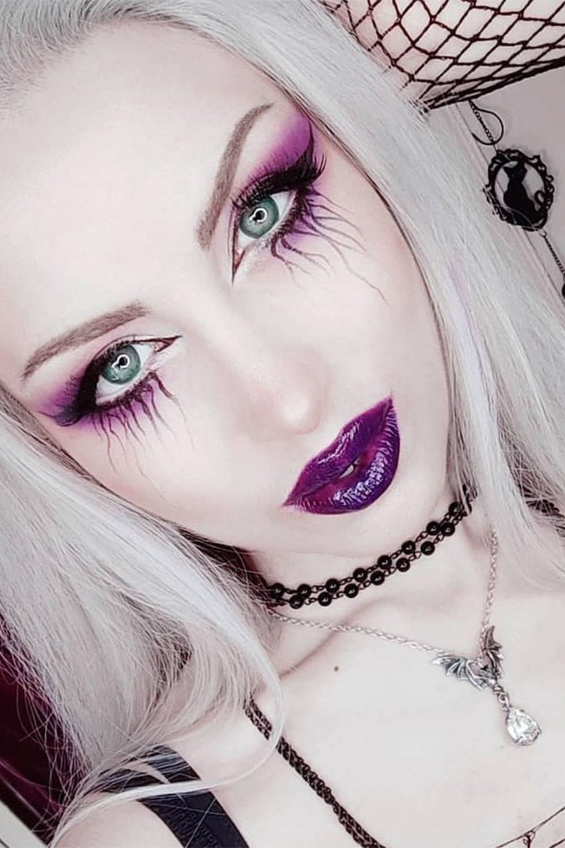 crystal bat necklace