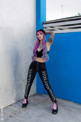 gothic bat jogger sweatpants