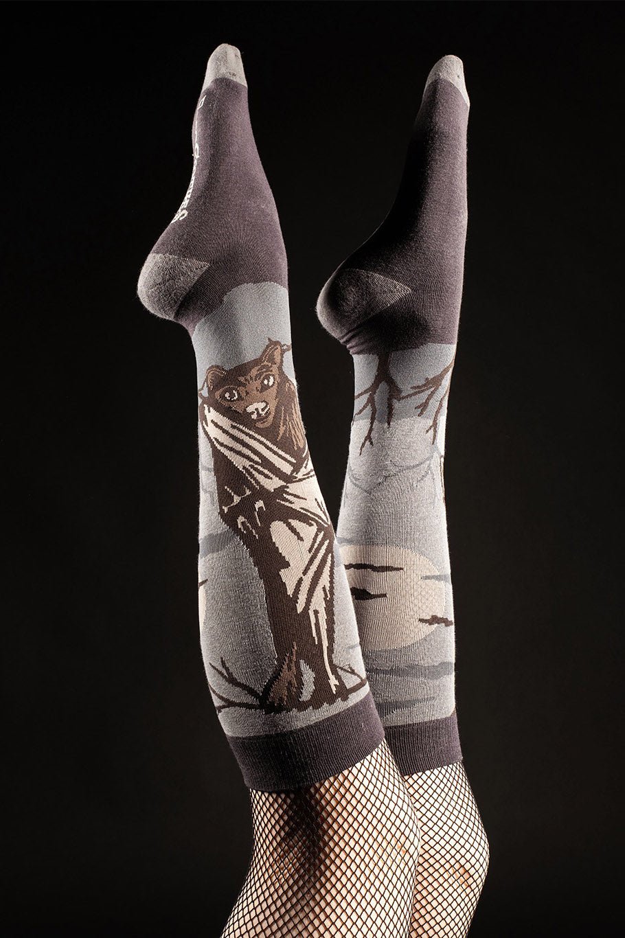 Bat Knee High Socks - socks & stockings - VampireFreaks - FootClothes