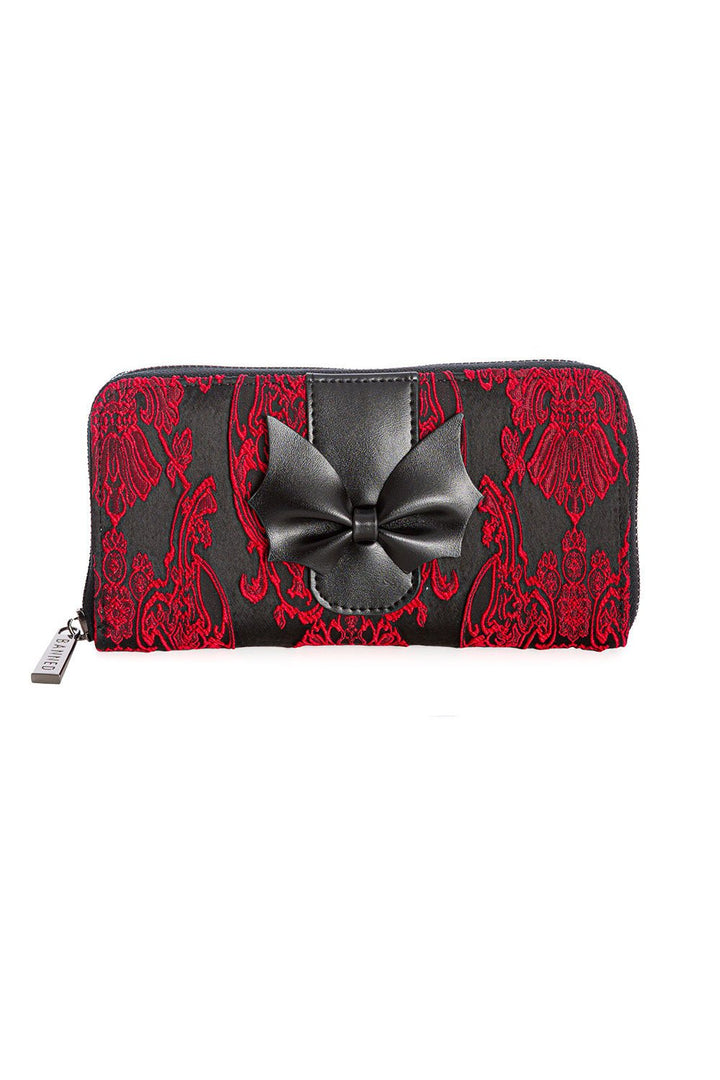 Bat Mansion Wallet [RED/BLACK] - bags & wallets - VampireFreaks - Banned Apparel / Lost Queen