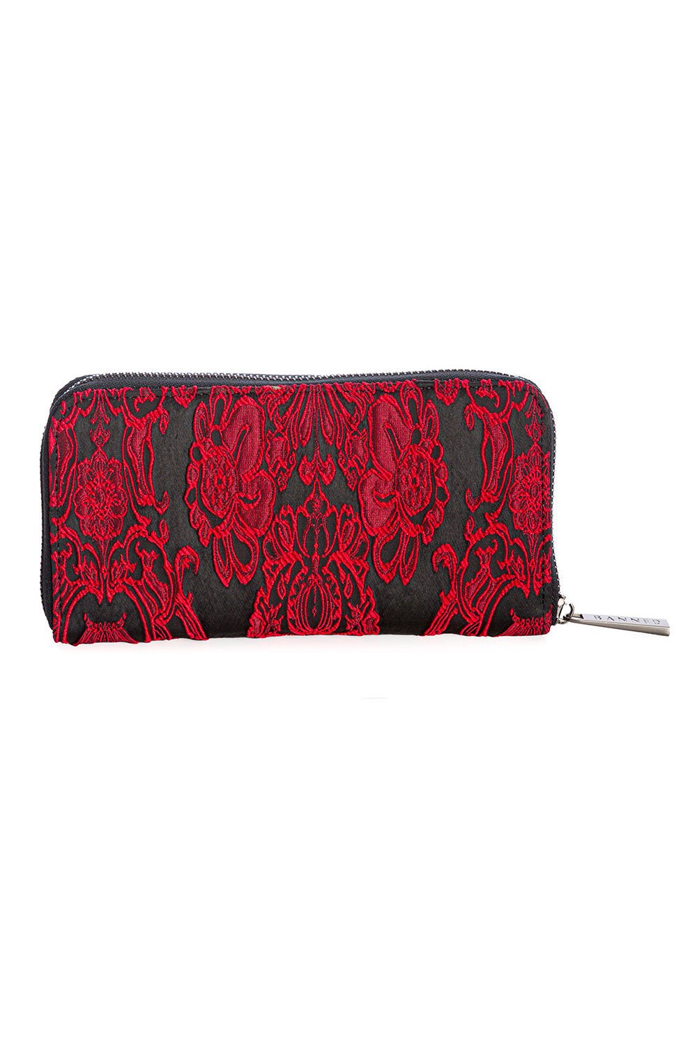 Bat Mansion Wallet [RED/BLACK] - bags & wallets - VampireFreaks - Banned Apparel / Lost Queen