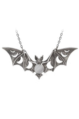 large moon bat necklace
