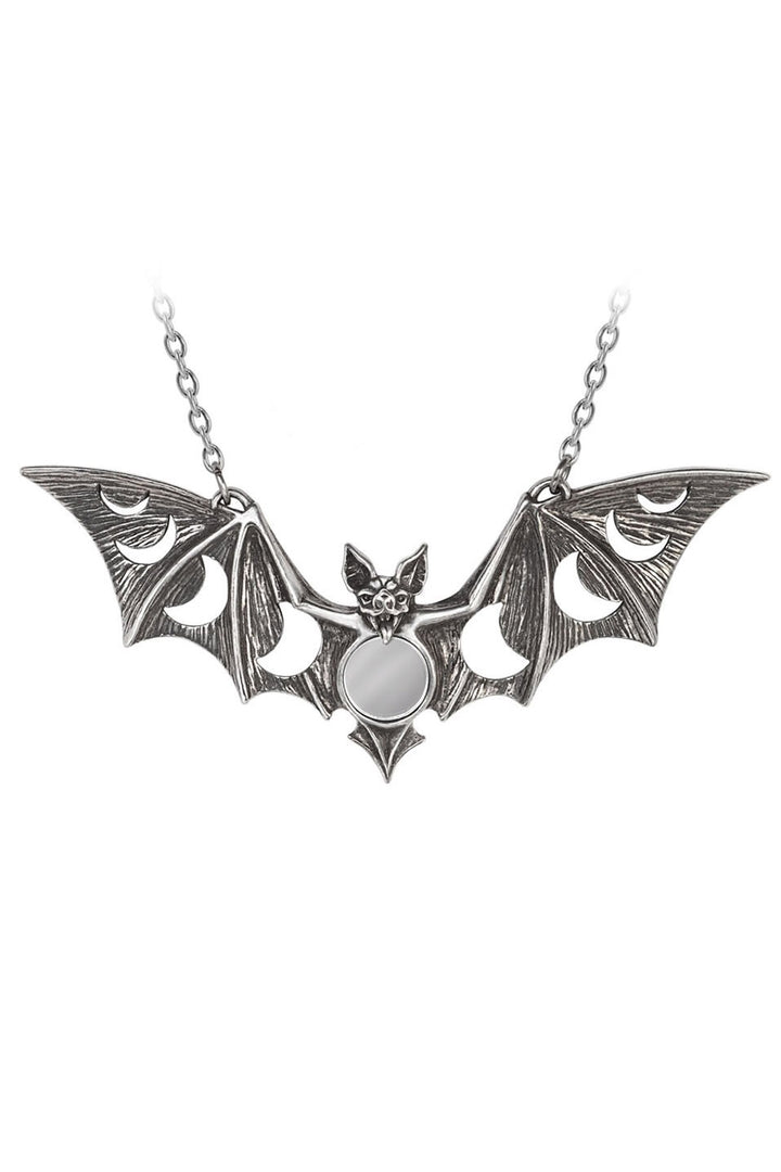 large moon bat necklace
