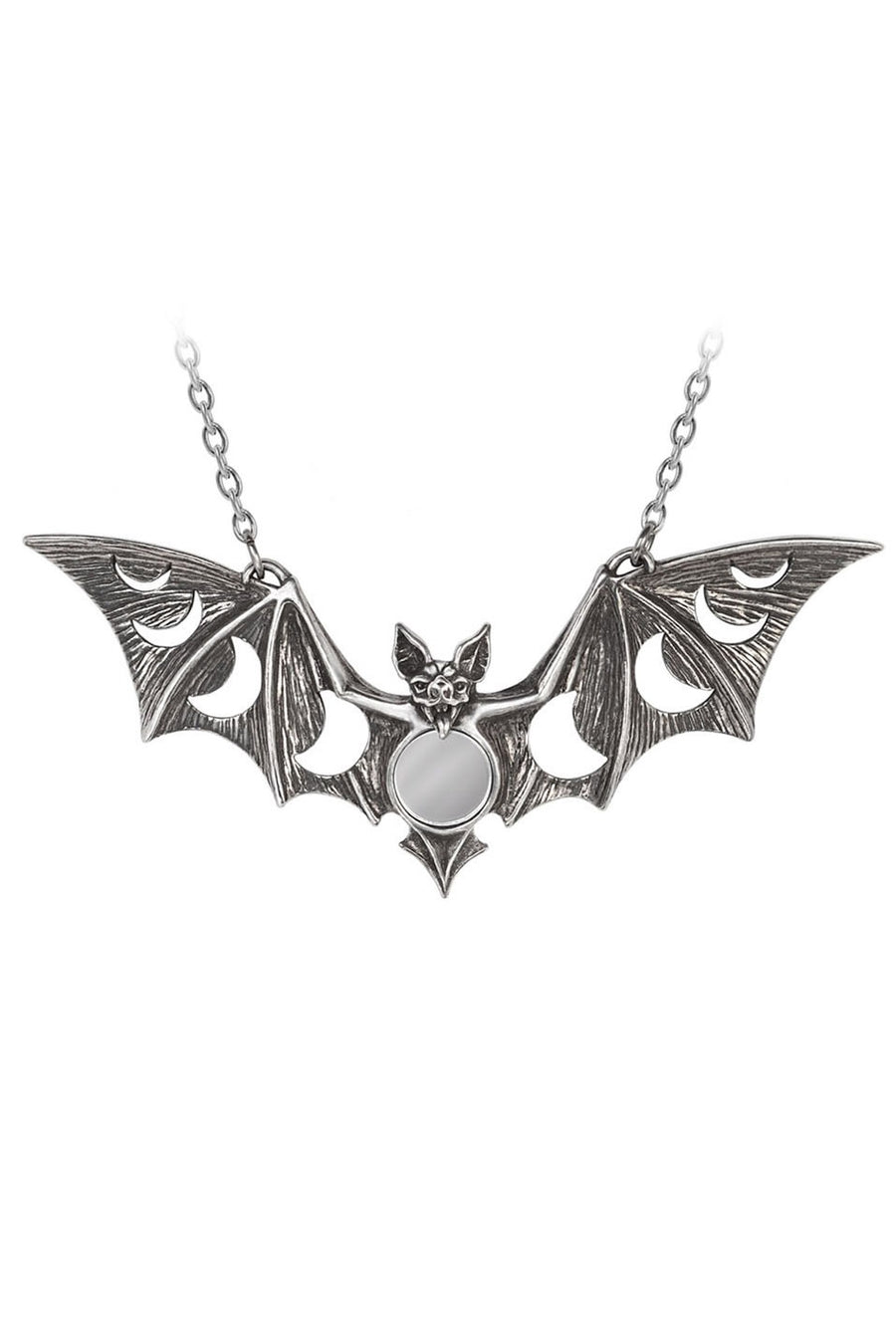 large moon bat necklace