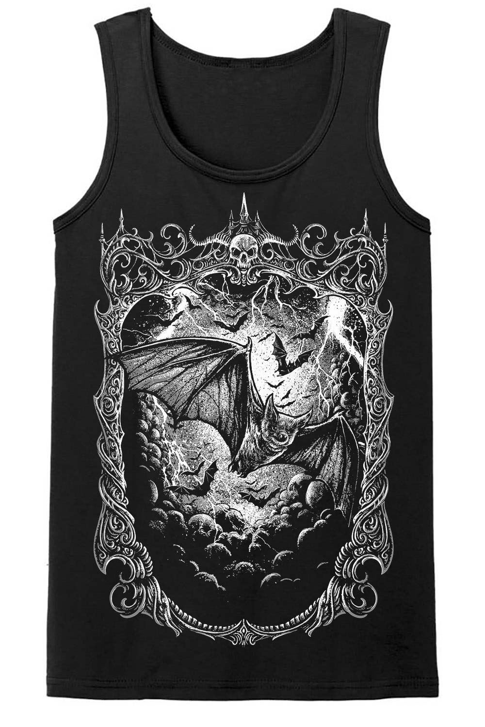 victorian goth cameo fram bat shirt