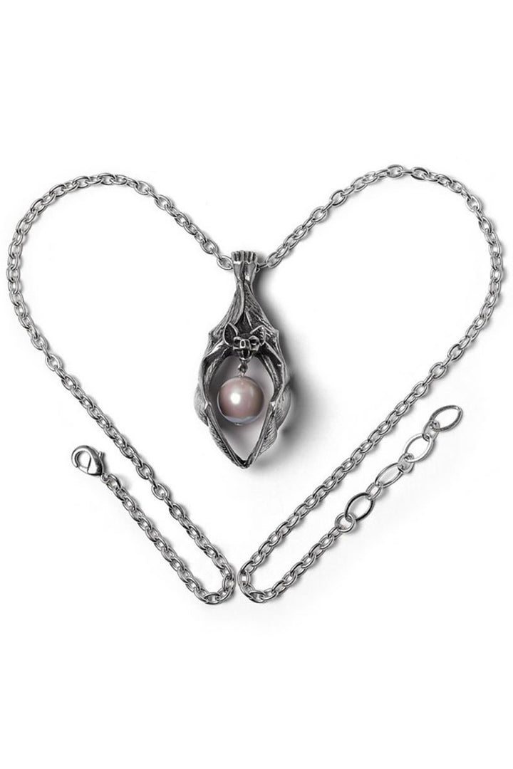 gothic bat necklace